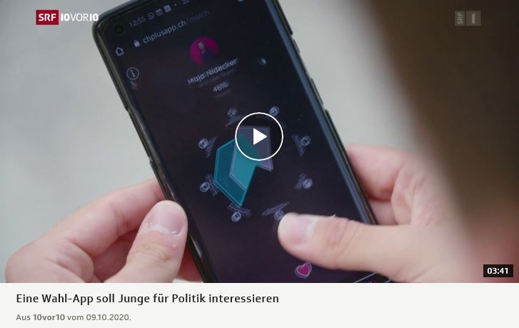 Projekt CH+ Games für Demokratie Games for Democracy Wahl-App Wahlen Basel-Stadt SRF 10vor10